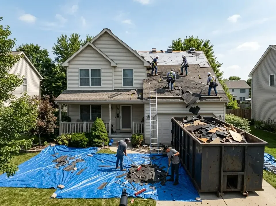 roof-replacement-debris-remova-004 — frequently asked questions, Cheapest Dumpster Rentals in Willowick, OH
